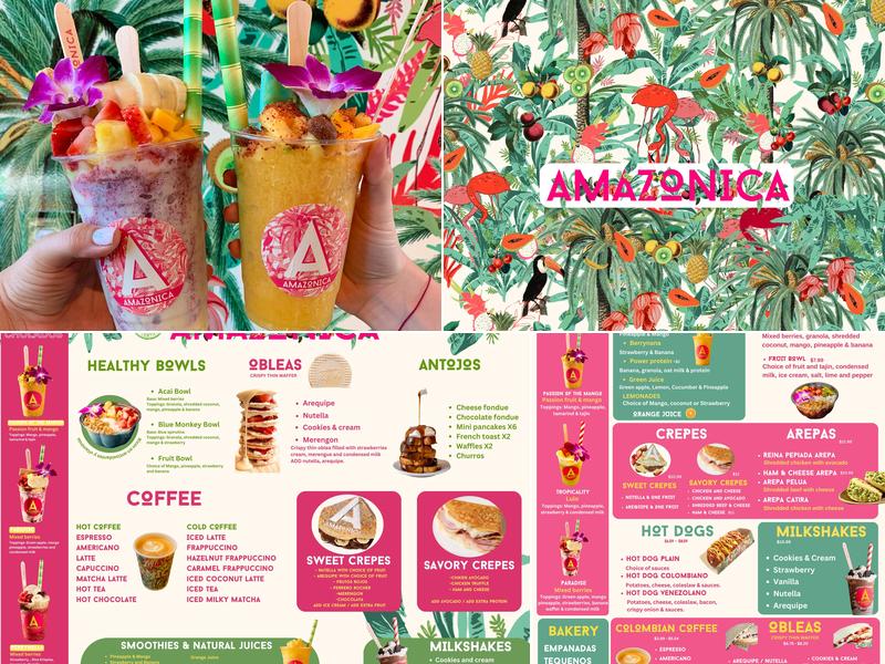 Amazonica Menu