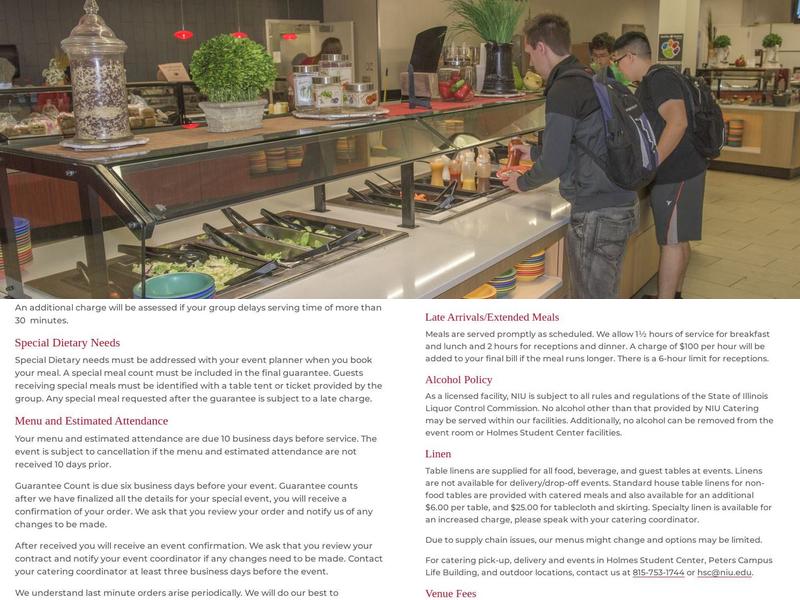 Patterson Dining Menu