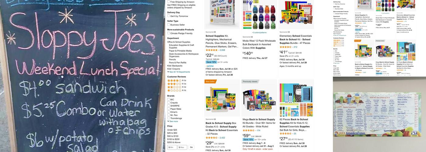 Bluegrass Brad's Menu