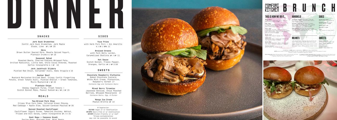 Comfort Kitchen Menu