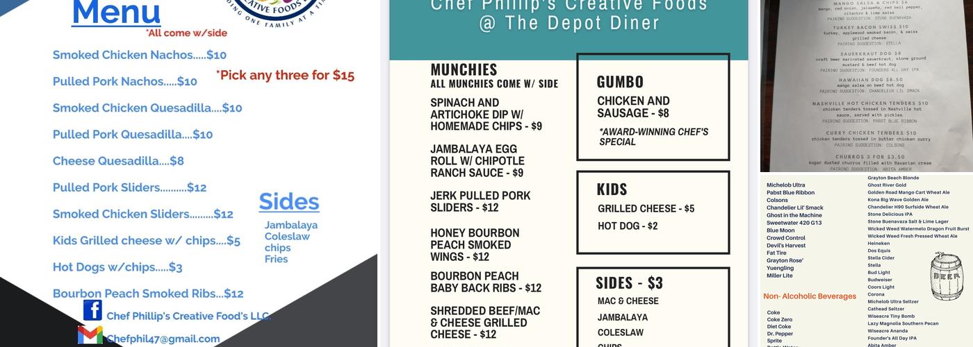 Midtown Depot Menu