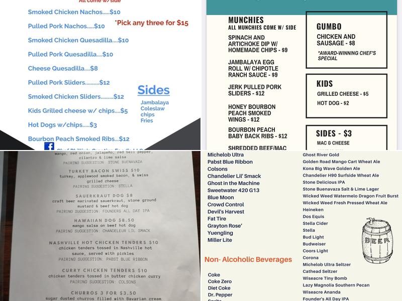 Midtown Depot Menu