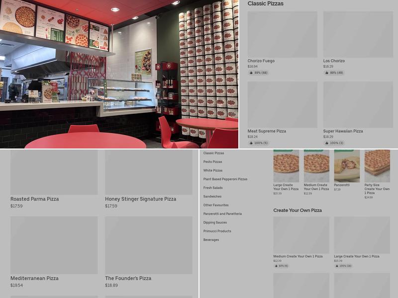 Pizza Nova Menu