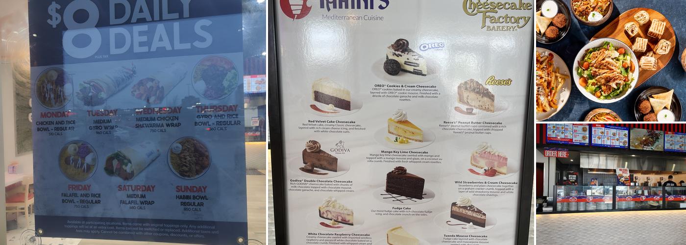 Tahini's Menu