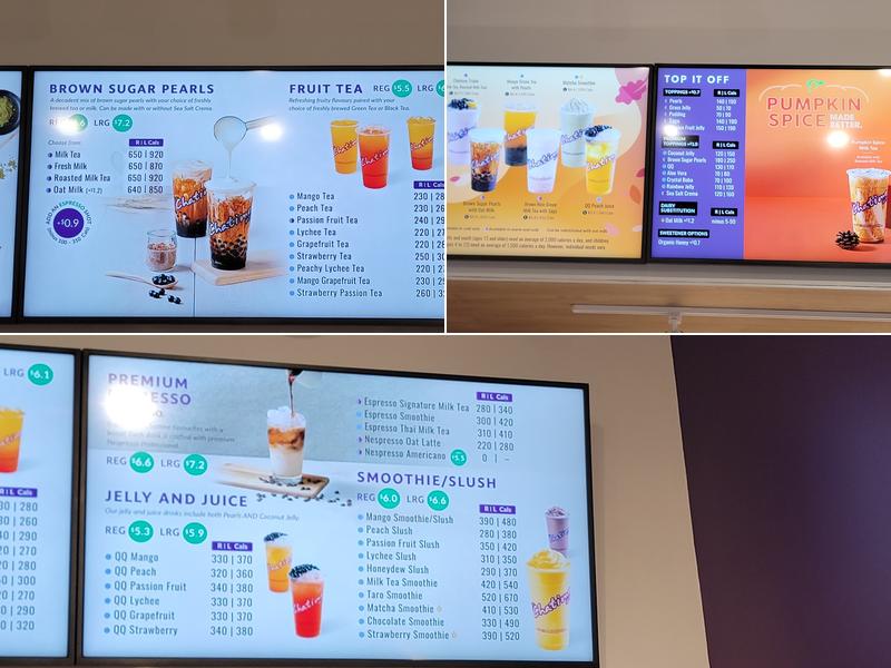 Chatime Menu