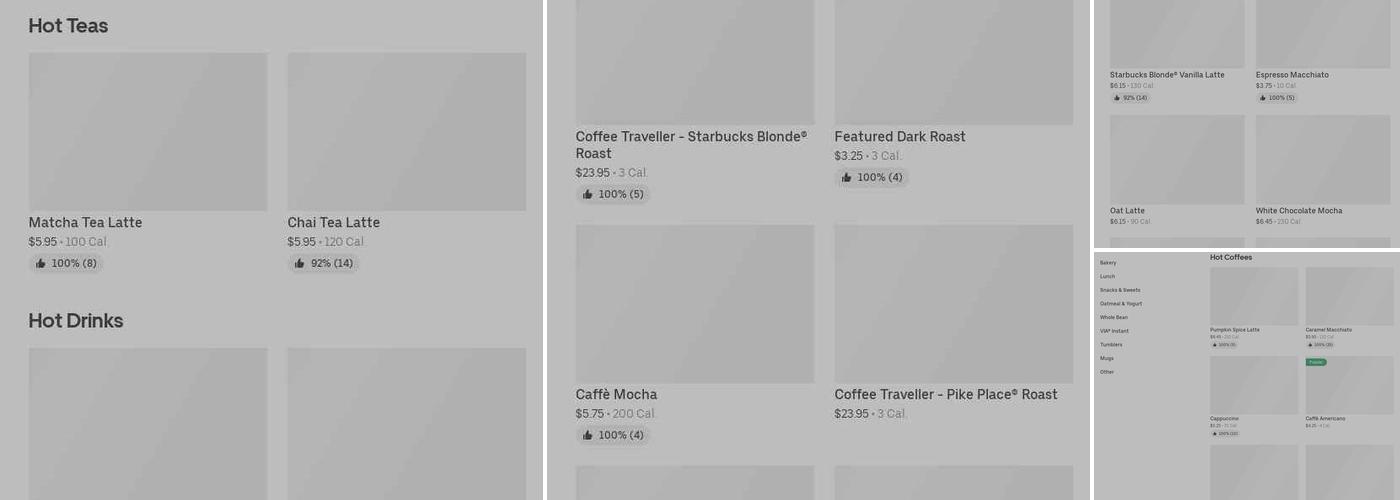 Starbucks Menu