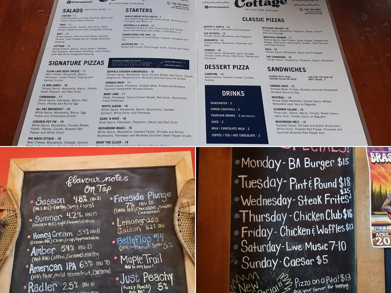 Clear Lake Distilling Co. Menu