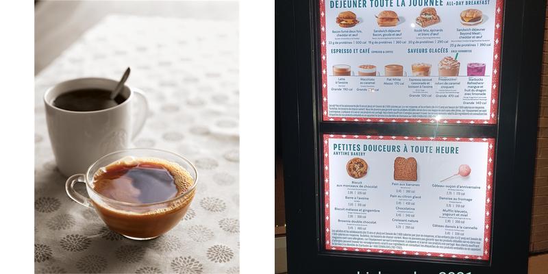 Starbucks Menu