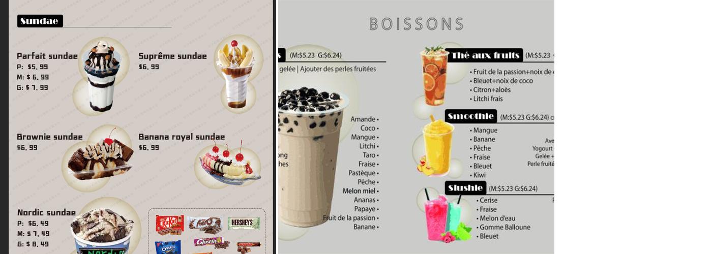 Yogen Fruits Menu