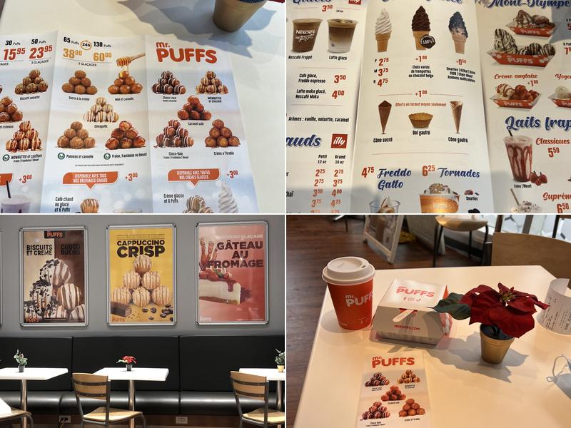 Mr. Puffs Menu