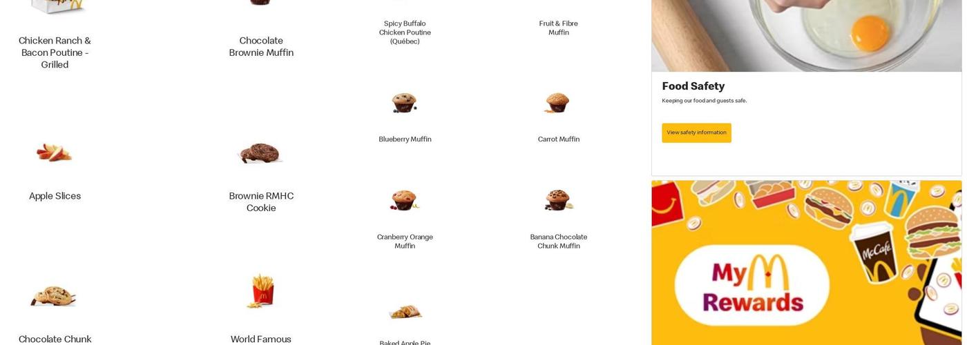 McDonald's Menu