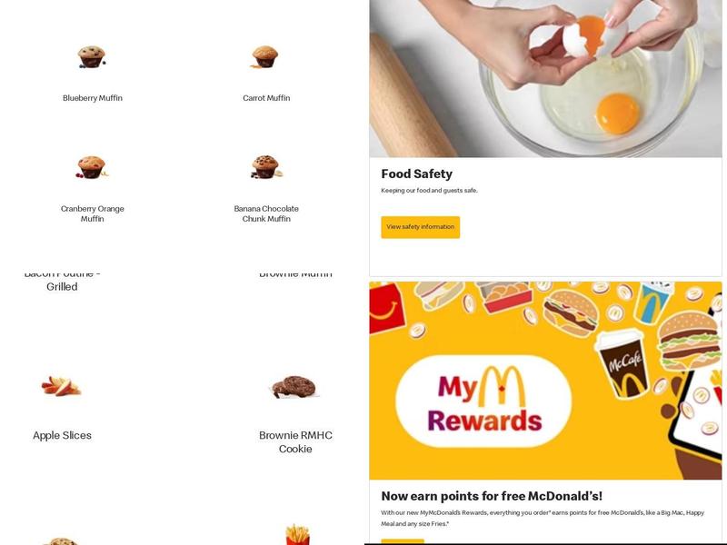McDonald's Menu