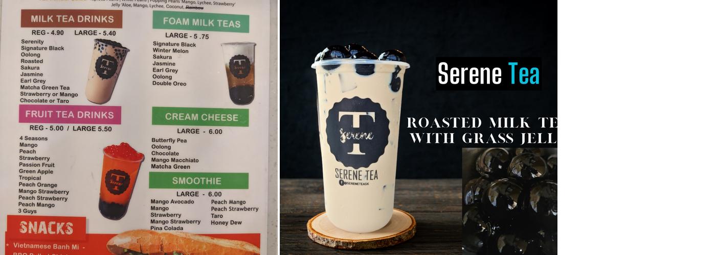 Serene Tea Menu