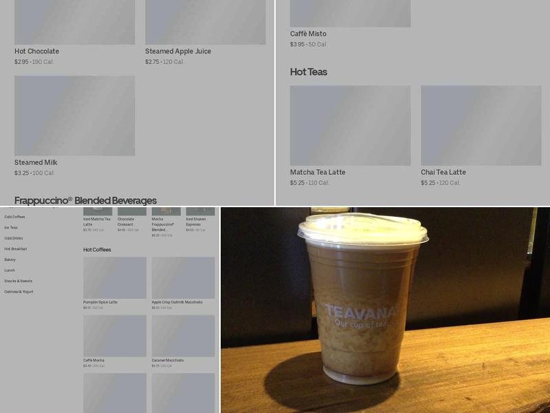 Starbucks Menu
