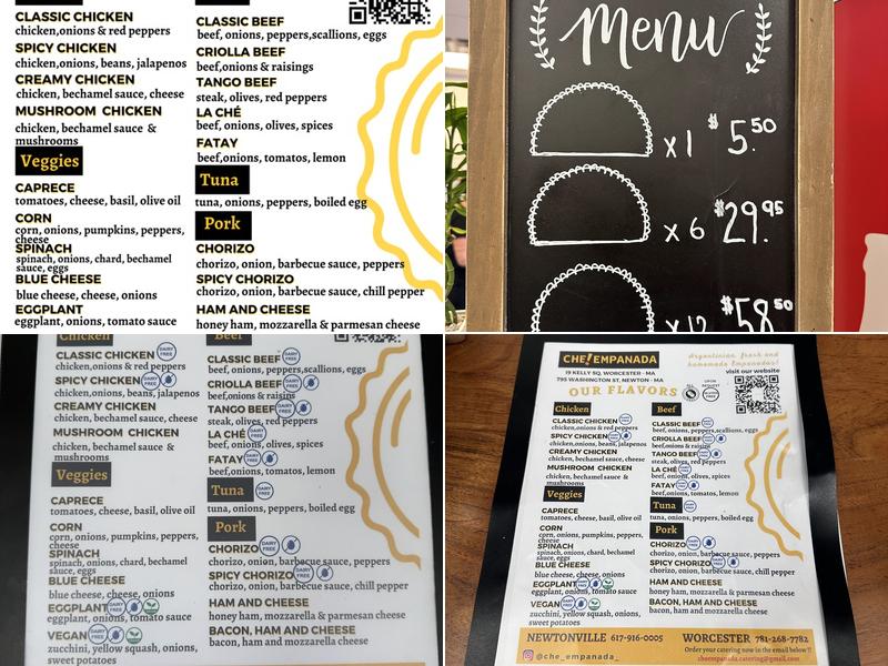Che Empanada Menu