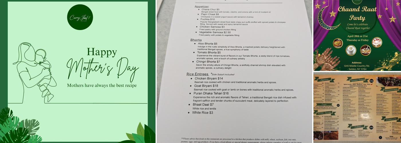 Curry leaf Selden Menu