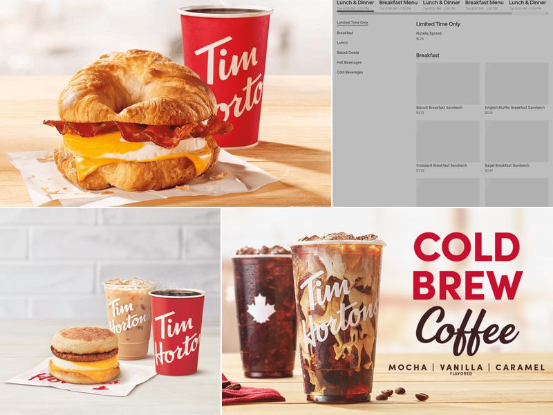 Tim Hortons Menu