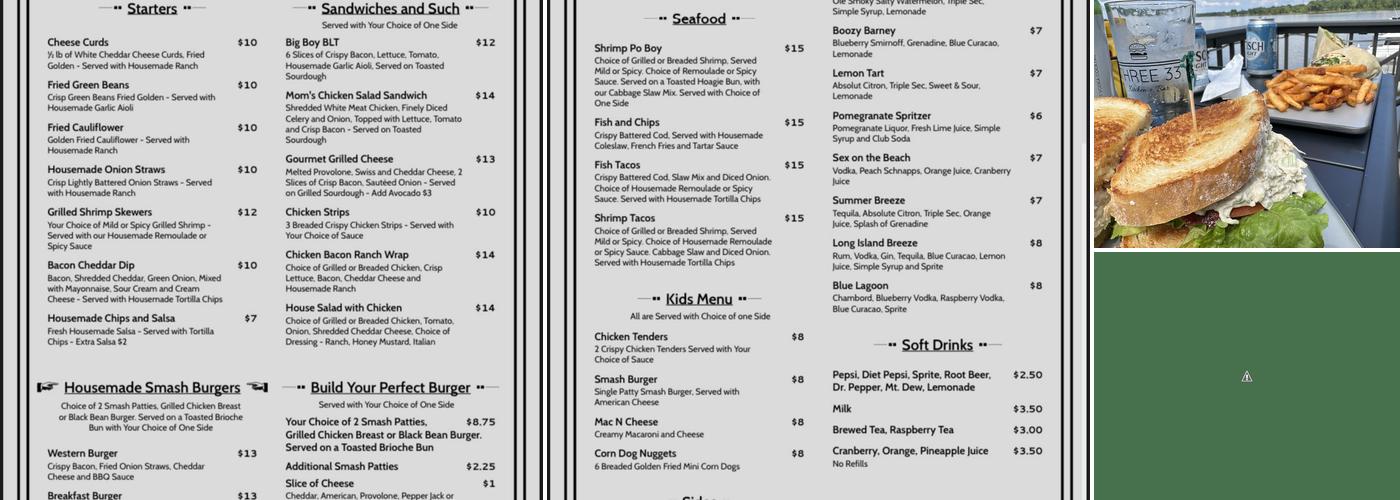 Three 33 Menu