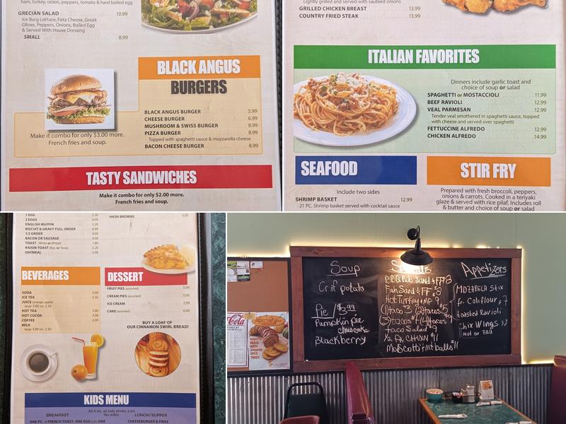 The Harvest Café Menu