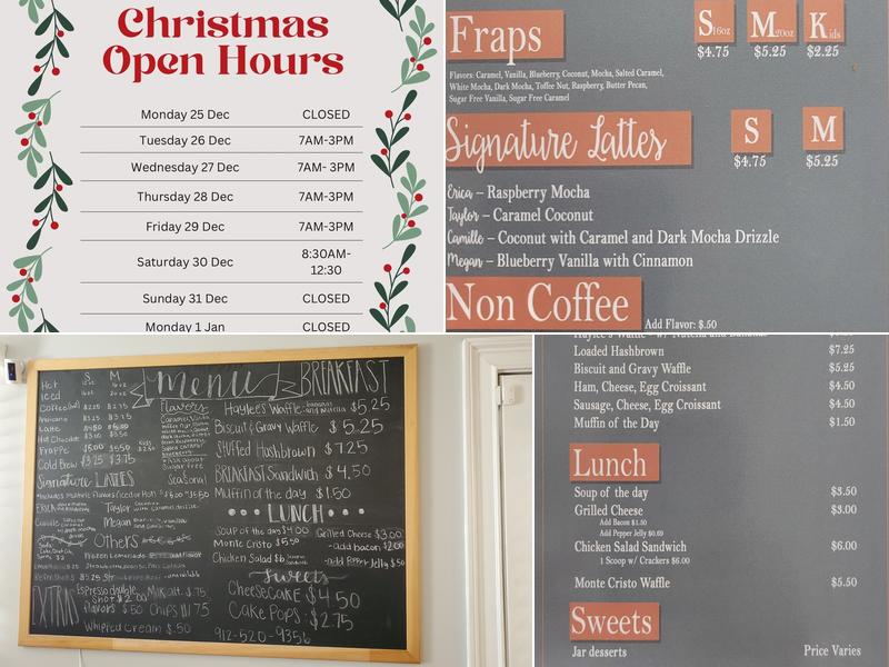 Deeply Rooted Cafe Menu