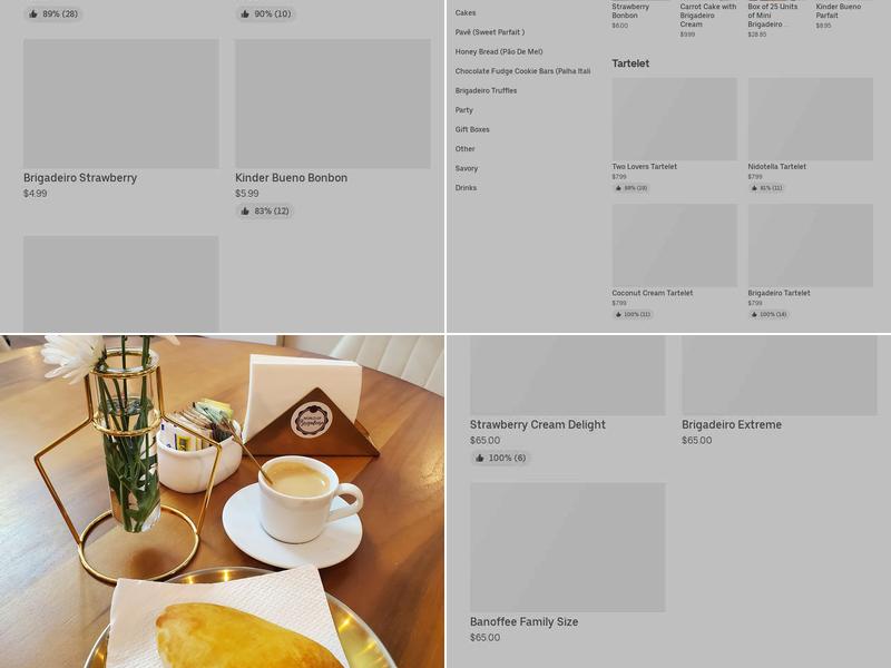 World of Brigadeiro Menu