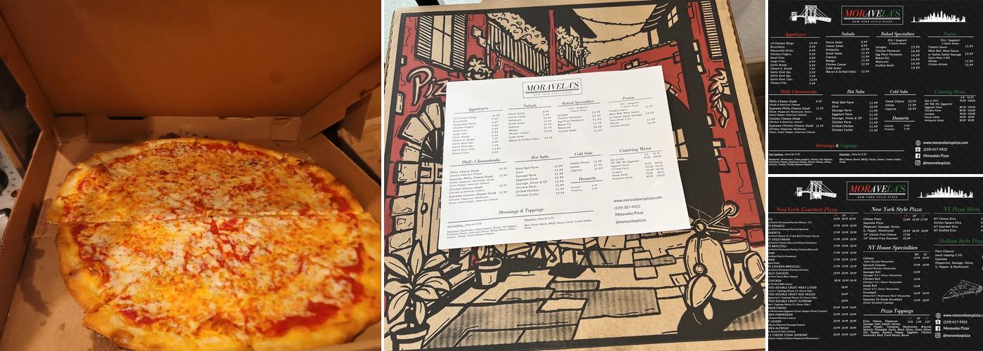 Moravela's Pizza Golden Gate Estates Menu