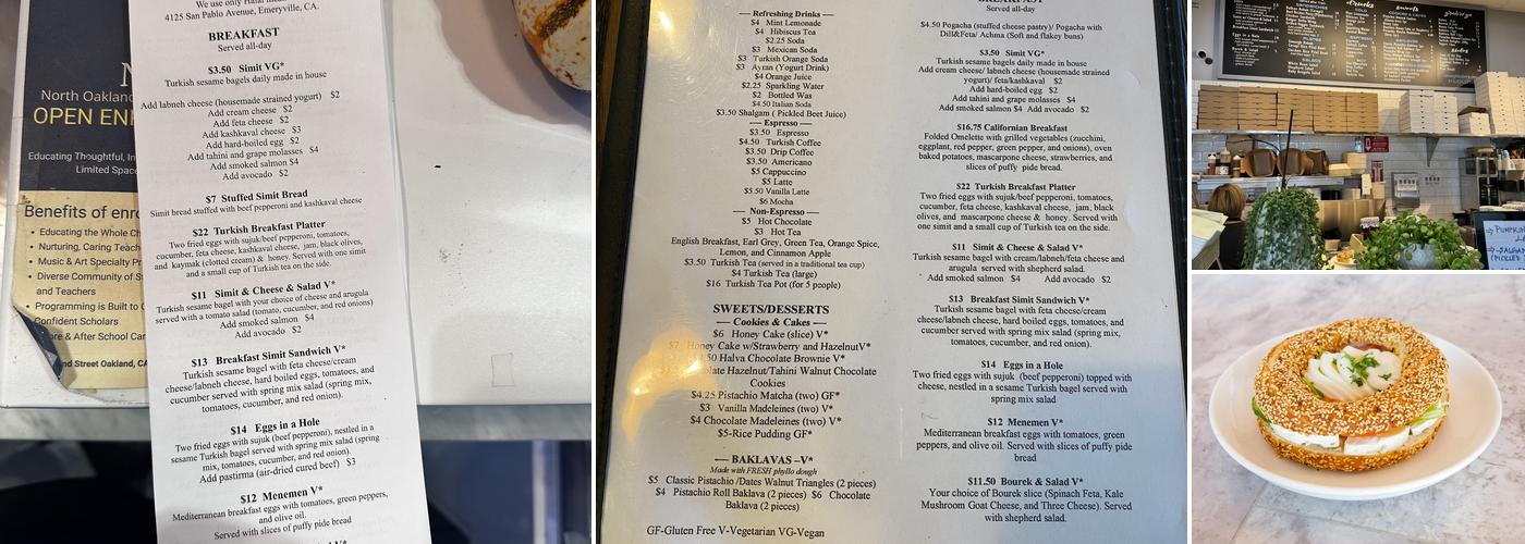 Simurgh Bakery & Cafe Menu