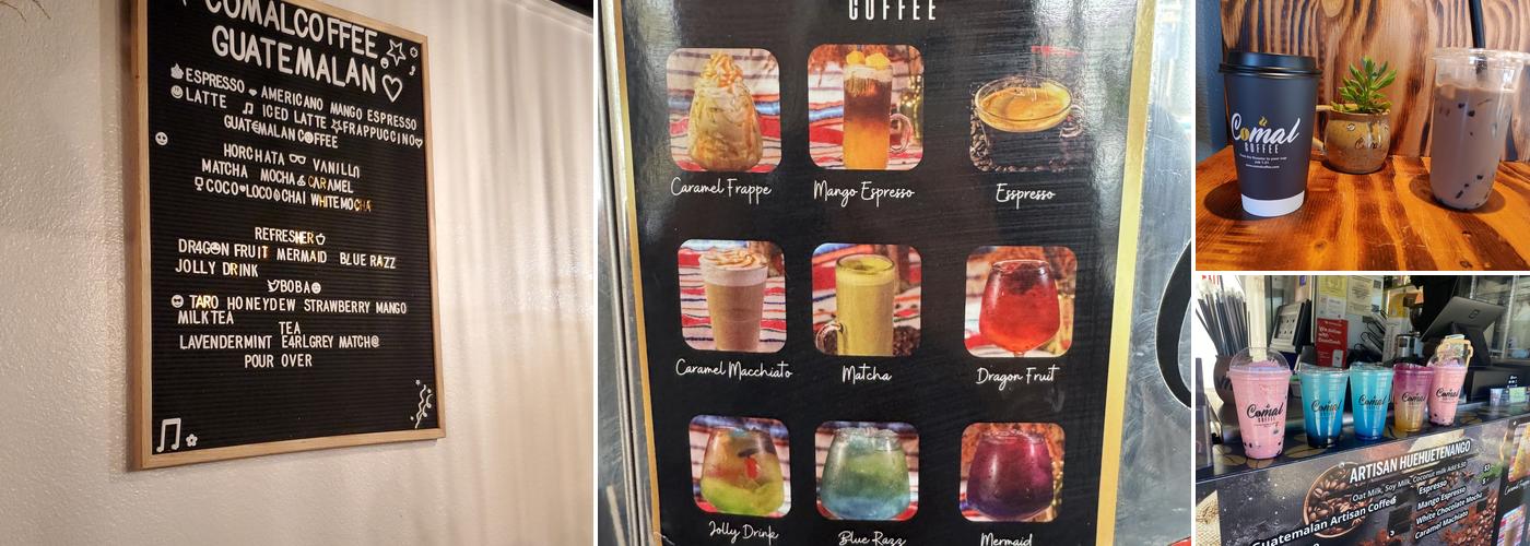 Comal Coffee Menu