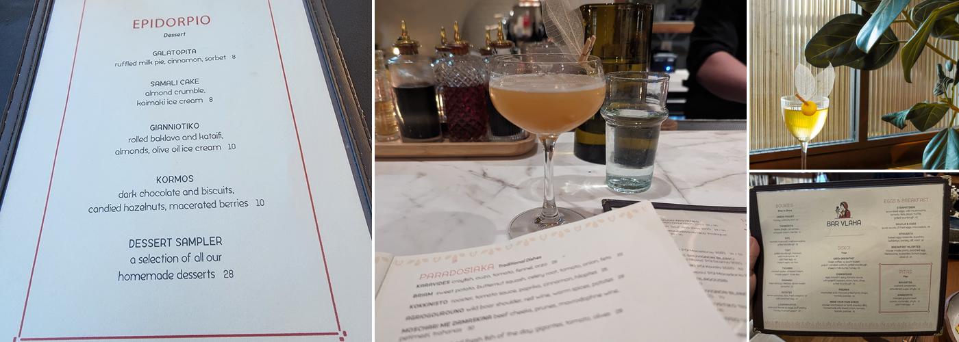 Bar Vlaha Menu