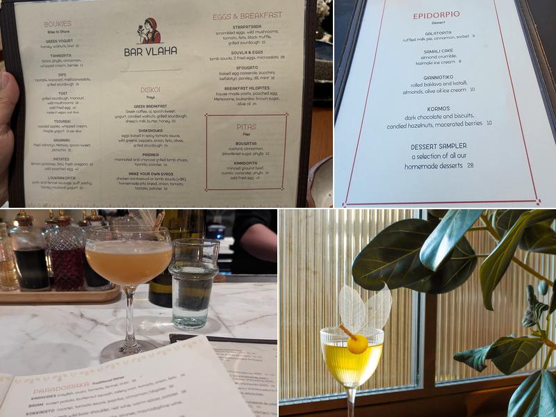 Bar Vlaha Menu