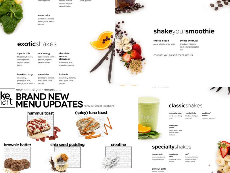 Shake Smart Menu