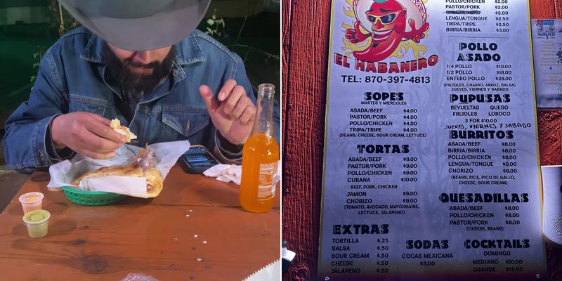 El Habanero Menu