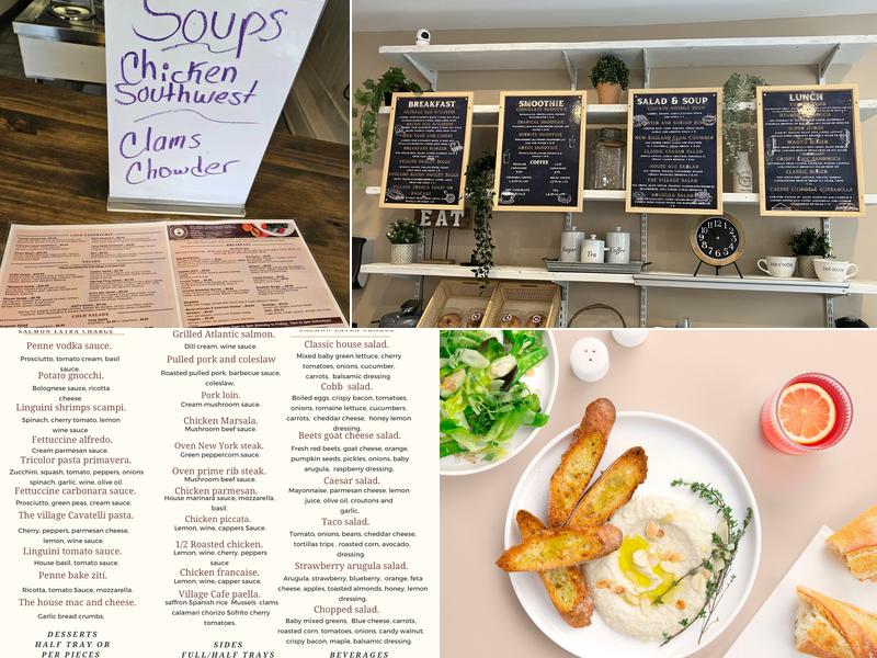 The village cafe Menu