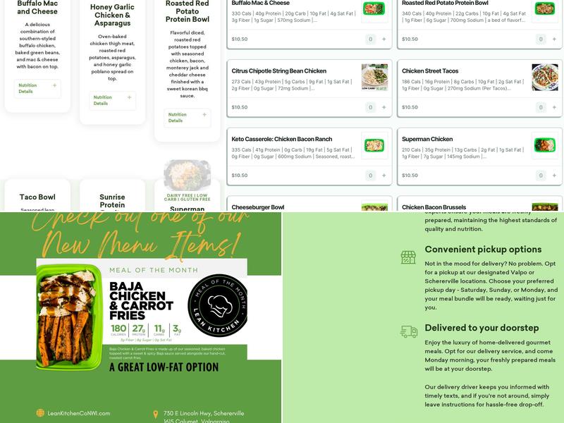 Lean Kitchen Co - Valparaiso Menu