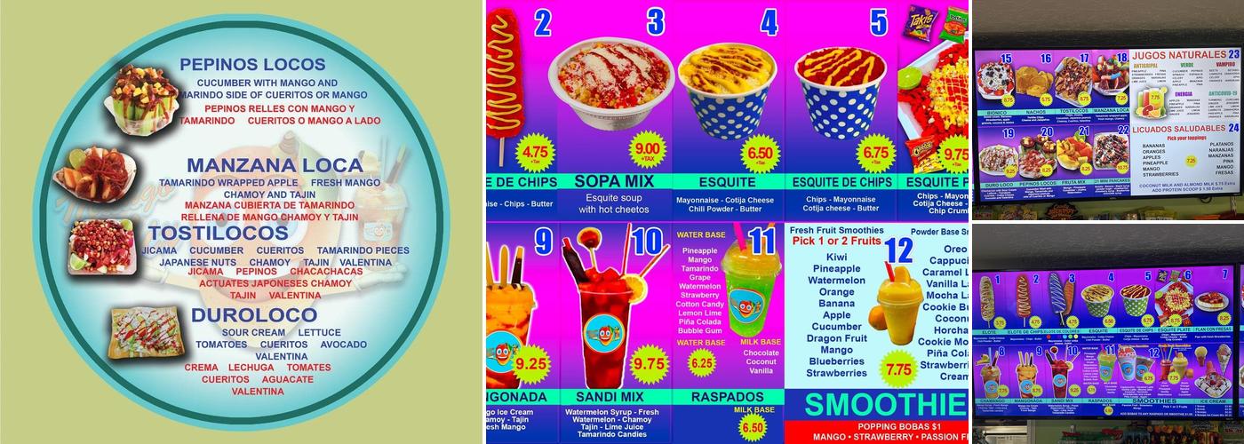 MANGO MIX Menu