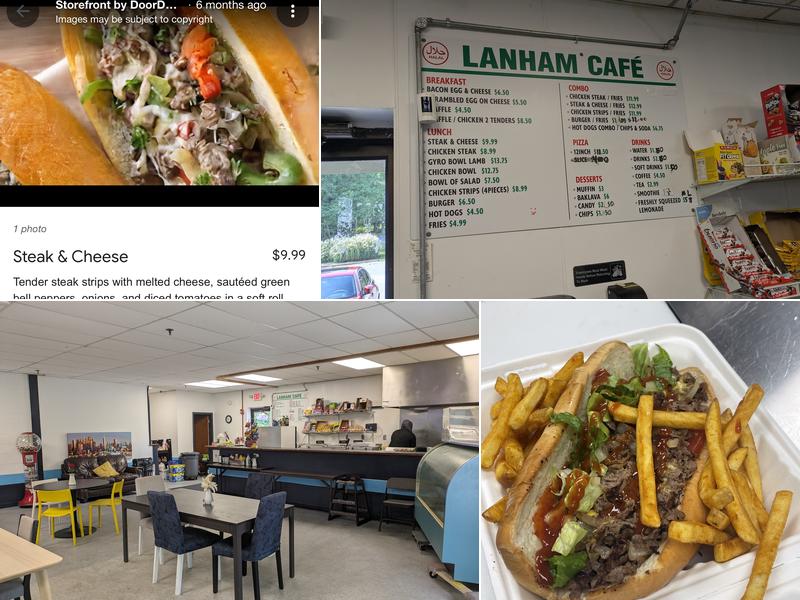 Lanham Cafe Menu