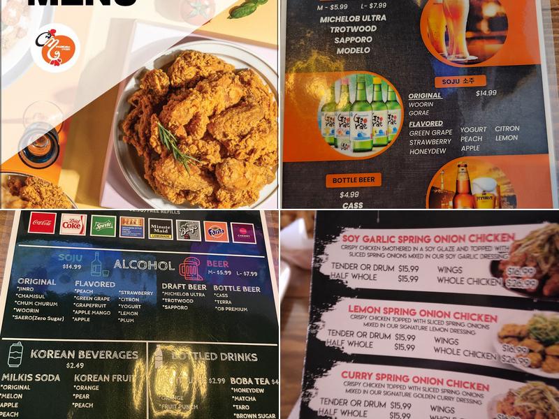 CM Chicken Menu
