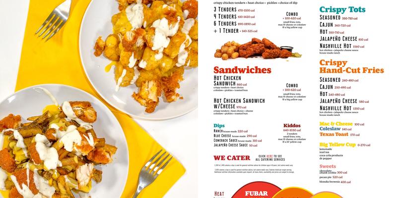 Trailer Birds Menu