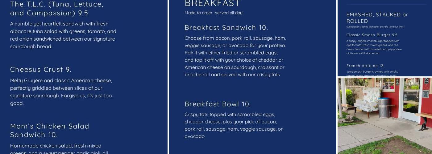 Meadowlark Bakery & Cafe Menu