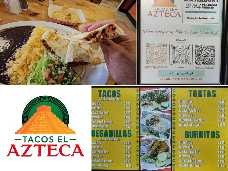 El azteca Menu