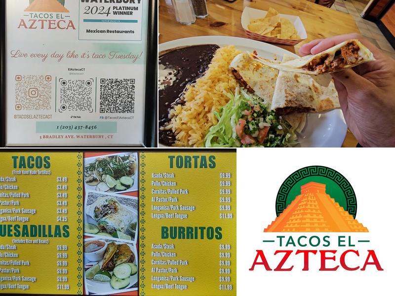 El azteca Menu