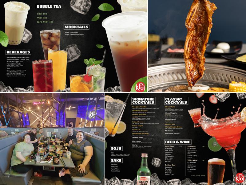 KPOT Korean BBQ & Hot Pot Menu