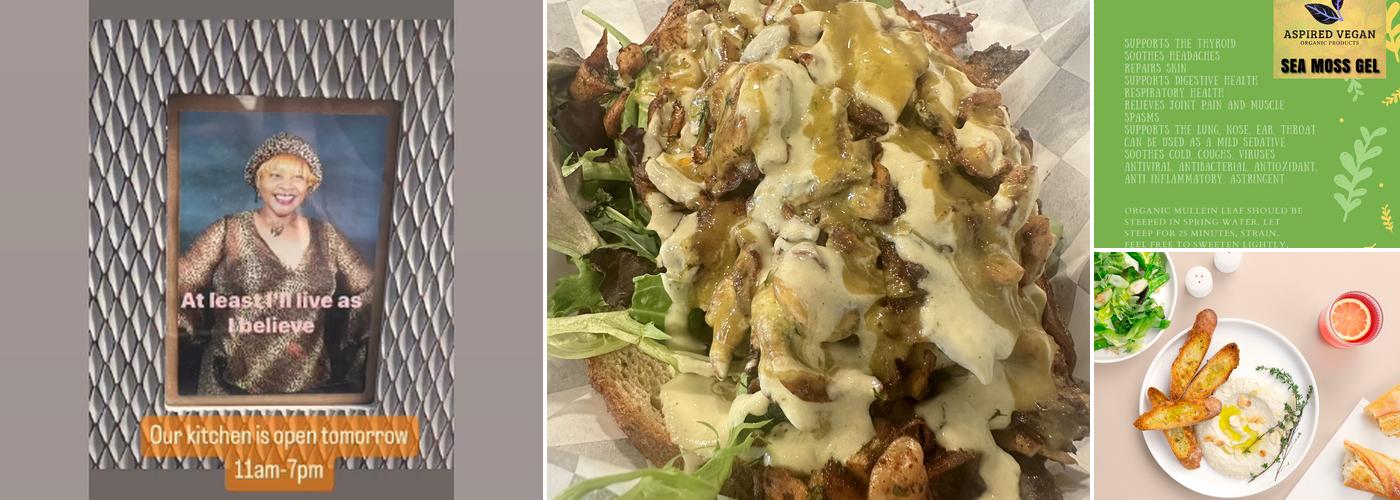 Aspired Vegan Menu
