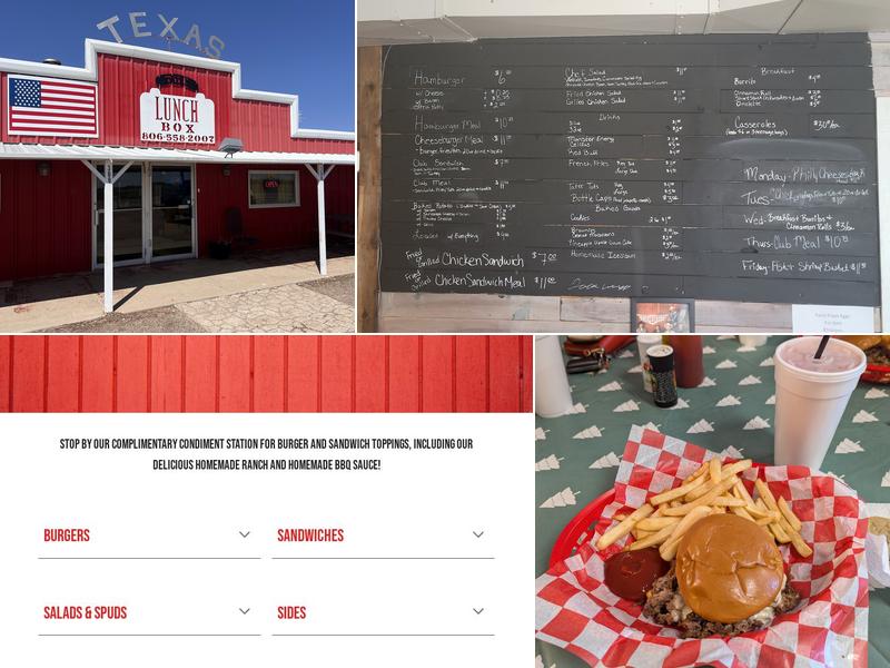 The Lunch Box Menu