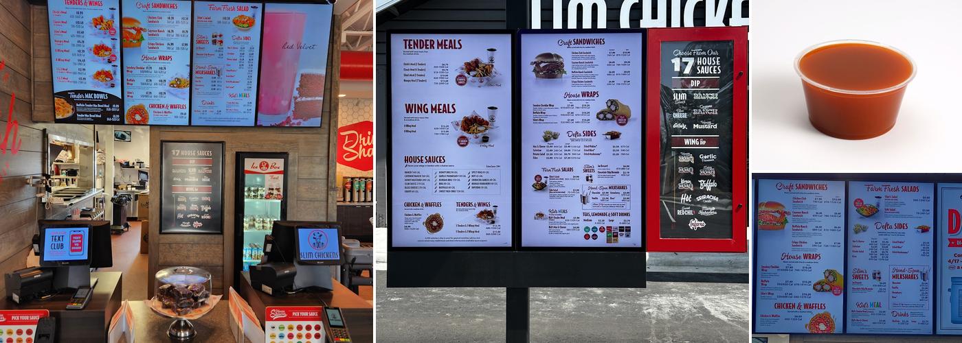 Slim Chickens Menu