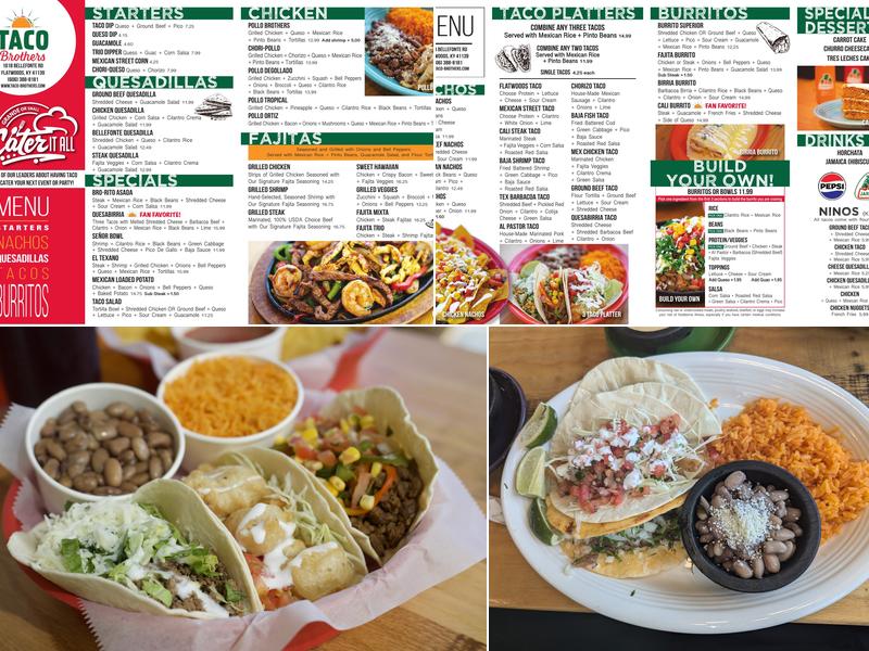 Taco Brothers Menu