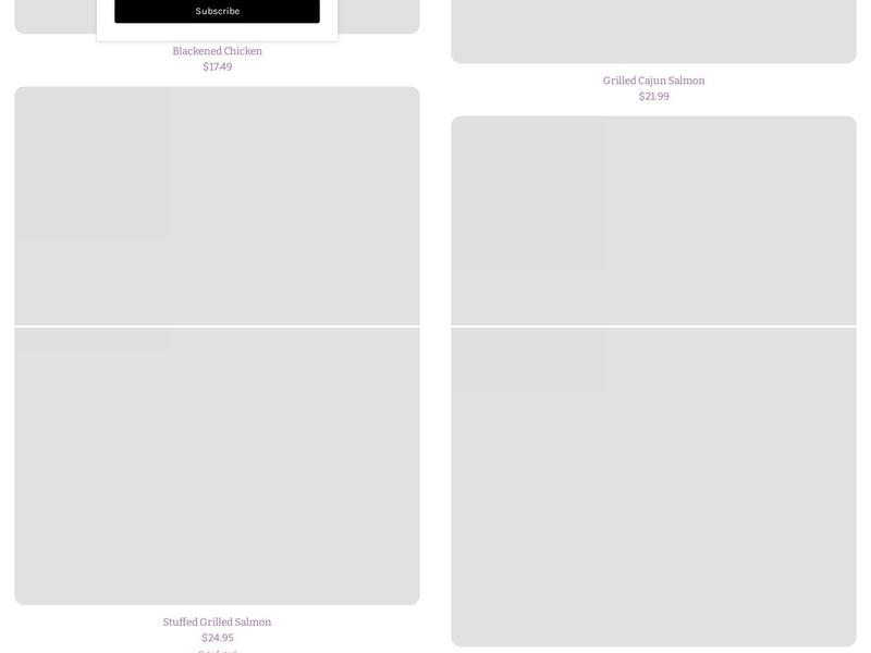 Nikki's Elegant Entrees LLC Menu