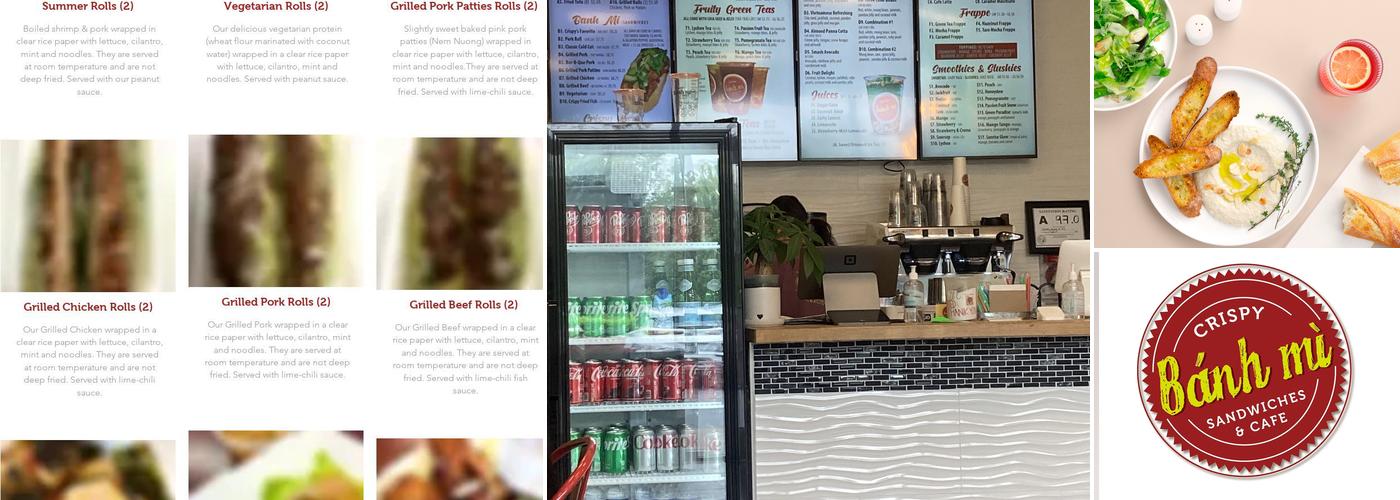 Crispy Banh Mi Menu