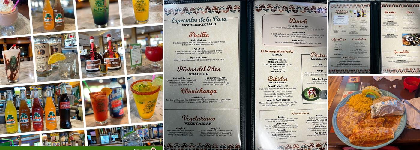 El Patron Menu