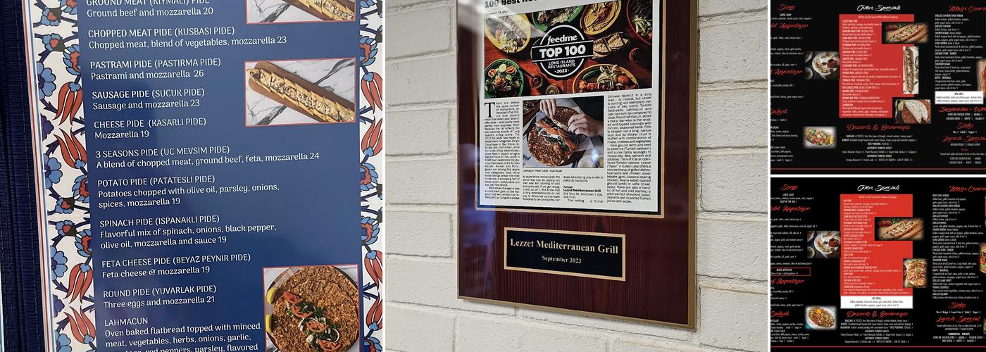 Lezzet Mediterranean Grill Menu